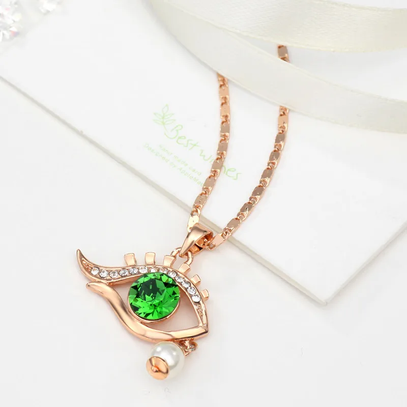 Элегантные модные ожерелья и серьги Neoglory Австрия Стразы фотоаксессуары цвета