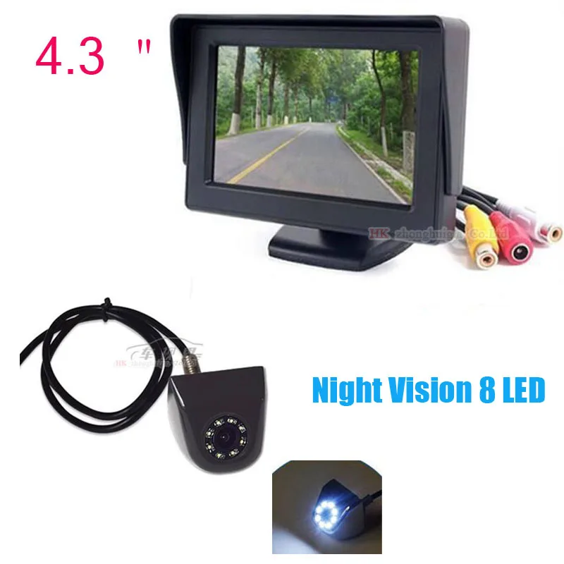 Система помощи при парковке задним ходом с цветным TFT экраном 4 3 дюйма и камерой