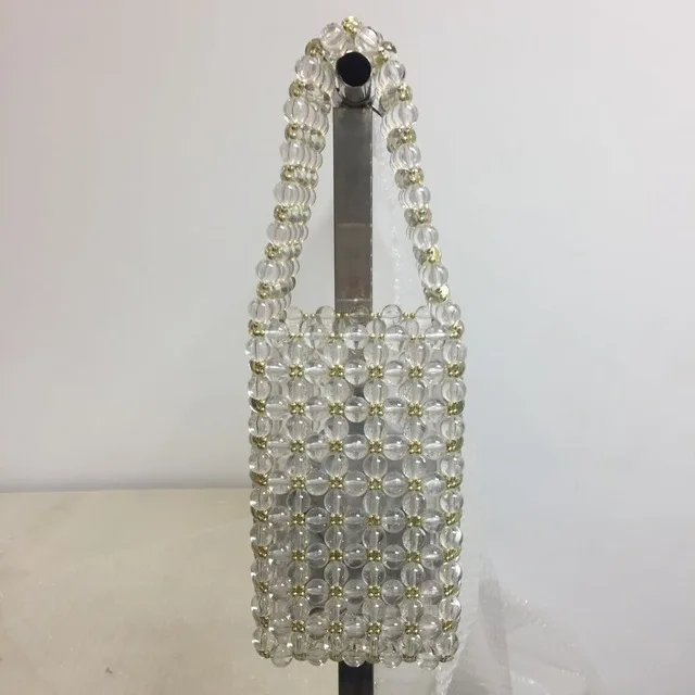 Женская сумка украшенная жемчугом 2019|Сумки с ручками| |