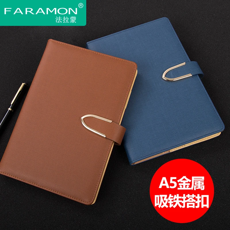 FARAMON деловая кожаная записная книжка A5 толстая тетрадь рабочая встреча дневник 1