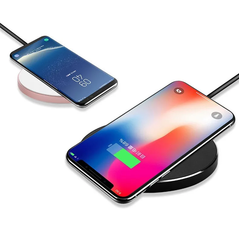 Qi Беспроводной Зарядное устройство для IPhone 8 XR XS Max QC3.0 10 W быстрая зарядки samsung S9 S8