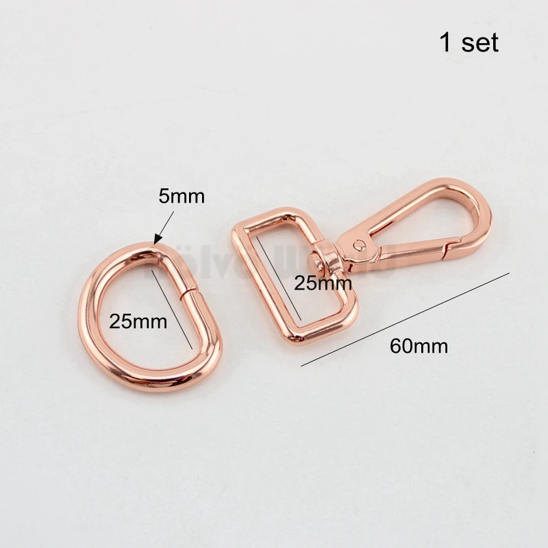 10 шт. поворотные d образные кольца для сумок и кошельков 1 дюйм 25 мм|Детали