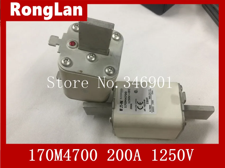 [SA]The United States Bussmann 170M4700 200A 1250V fuse original authentic (original package 3pcs)--3pcs/lot | Обустройство дома