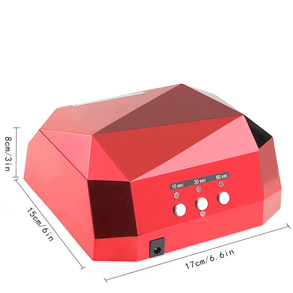 36 Вт УФ-Лампы Сушилка Для Ногтей СВЕТОДИОДНЫЕ Лампы для Гель Светильник ногтя