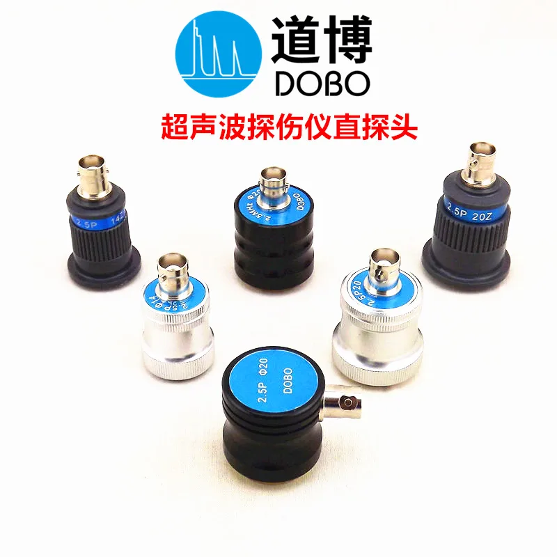 

Ultrasonic Flaw Detector Straight Probe 2.5P20 Single Crystal Longitudinal Wave Transducer UT Nondestructive Detection MHz