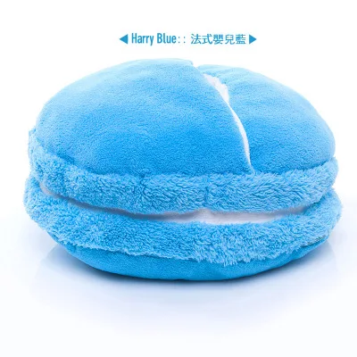 AAG Macaron плюшевая ручная грелка для ног Подушка макарон, десерт пирог Подушка домашняя Подушка на стул, подушка для украшения дома офиса подарок - Цвет: 7