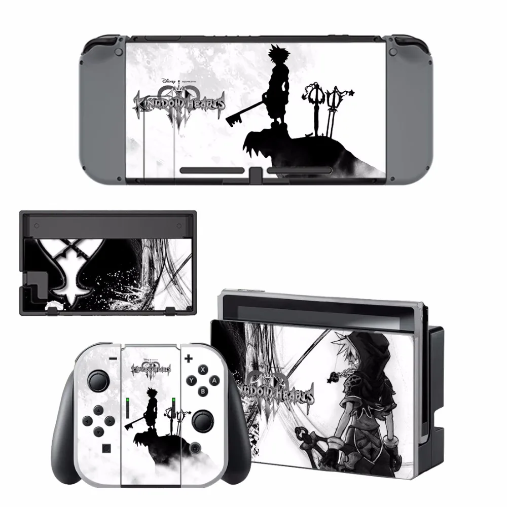 Новинка Виниловая наклейка Kingdom Hearts для консоли Nintendo Switch NS NX и Joy con (2 шаблона)|stickers