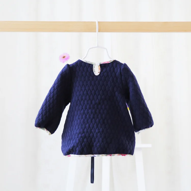 Осень 2016 г. новое платье для детей детская одежда девочек с длинными рукавами