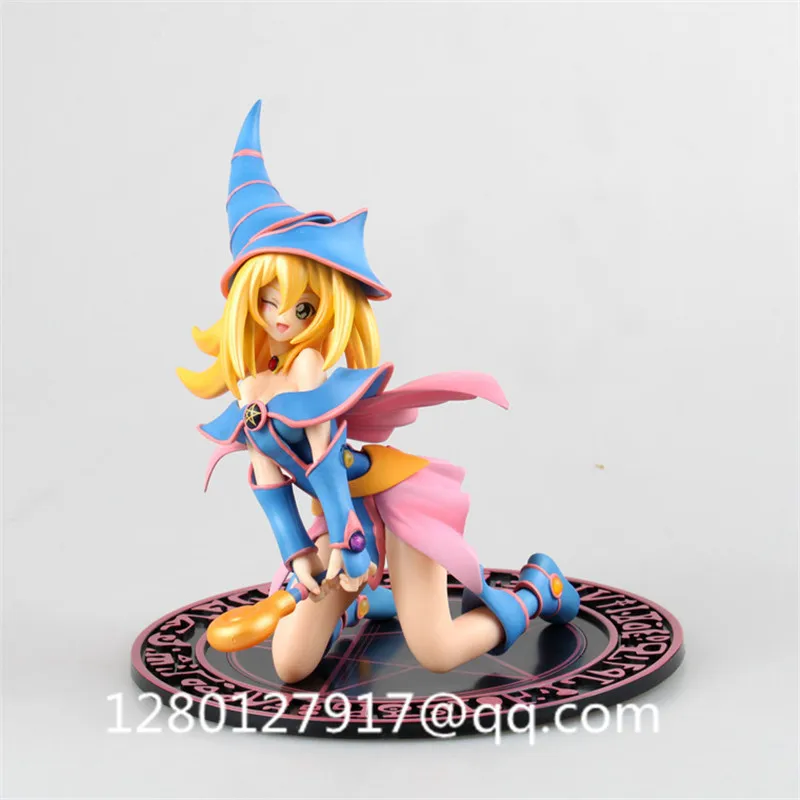 Экшн-фигурка из ПВХ Yu-Gi-Oh Dark Magician компьютерная игрушка кавайная девочка кукла 18 см