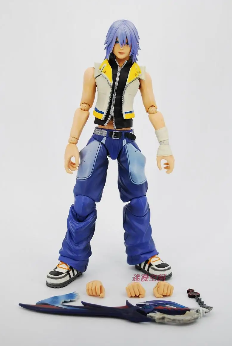 100% оригинал квадратная игра искусство Kingdom Hearts 2 Riku & SORA фигурки без