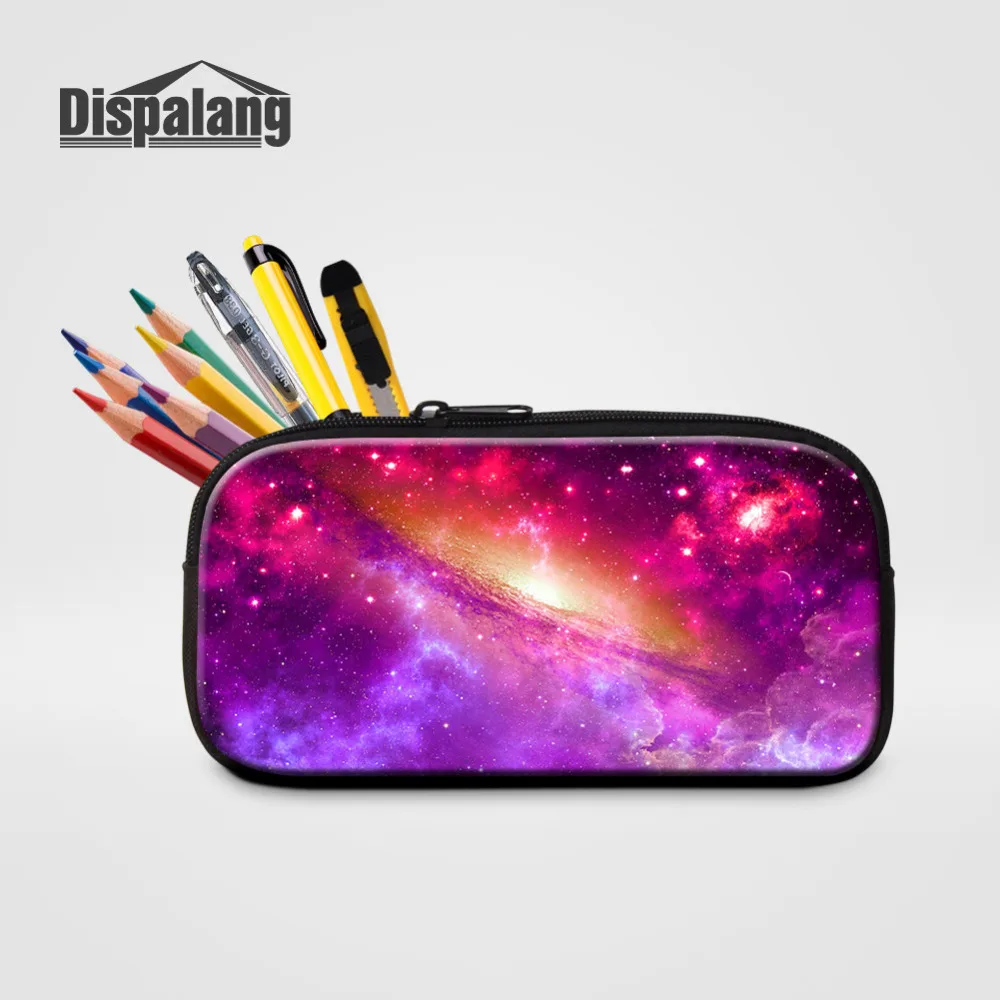 

Dispalang Travel Cosmetic Case Women Makeup Bag Galaxy Pen Bag Kids Pencil Bag Storage Case Office School Supply Birthday Gift