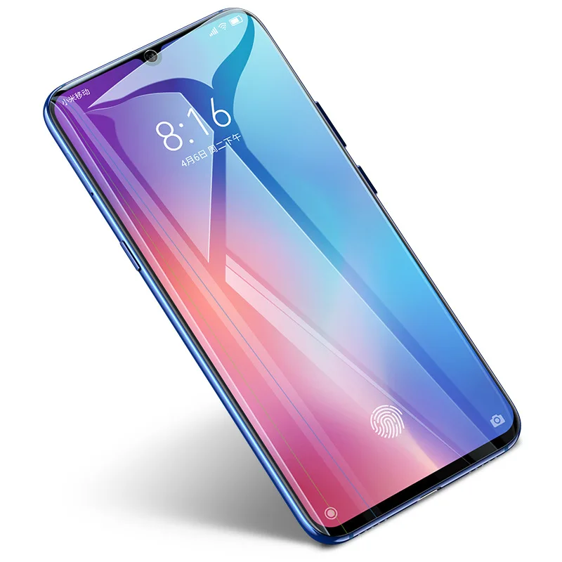 Для Xiaomi mi 9 SE 9SE полное покрытие Закаленное стекло Защитная пленка Клей закаленное