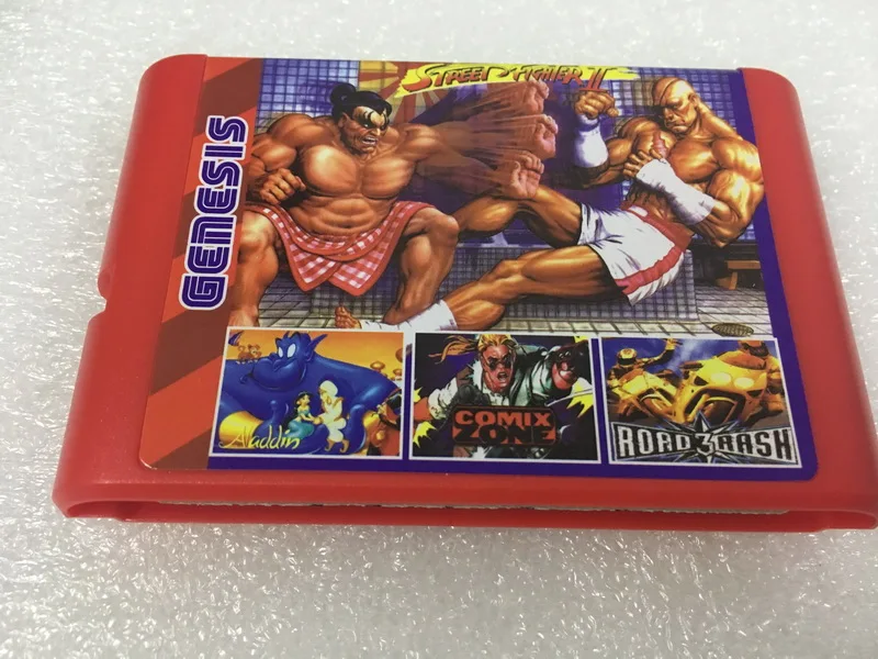 RED 196 в 1 игровой картридж 16 бит MD игровая карта для sega Mega Drive для S-e-g-a Geneis 9 игр может экономить батарею - Цвет: RED