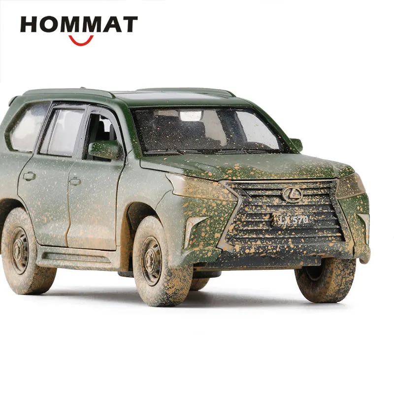 HOMMAT Simulation 1:32 Lexus LX570 Off-road SUV Model Car Vehicle Alloy Diecasts &amp Toy Vehicles Cars Toys For Children |