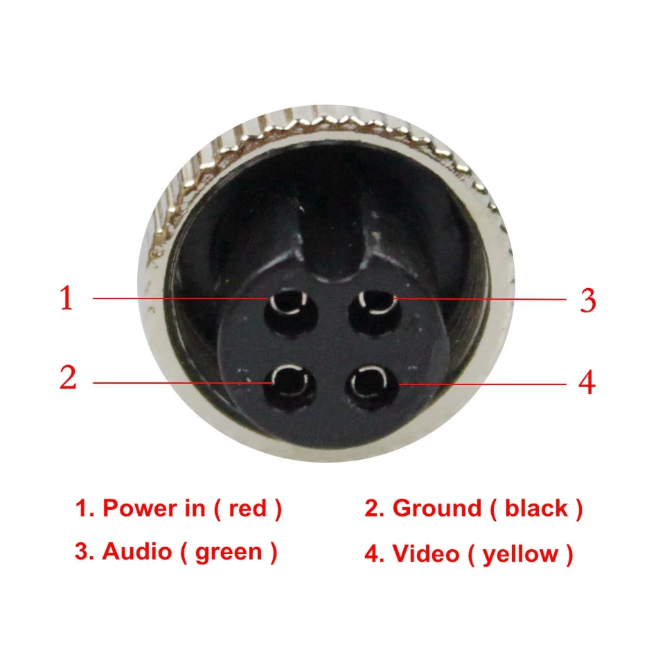 4 штырьковый удлинитель для камеры 20 м 66 футов|reversing camera cable|cable for cameracable |