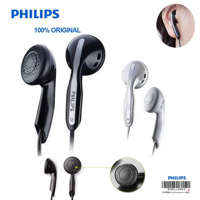 Оригинальные стереонаушники Philips SHE3800 с басами наушники Mp3 для телефона Xiaomi и HUAWEI