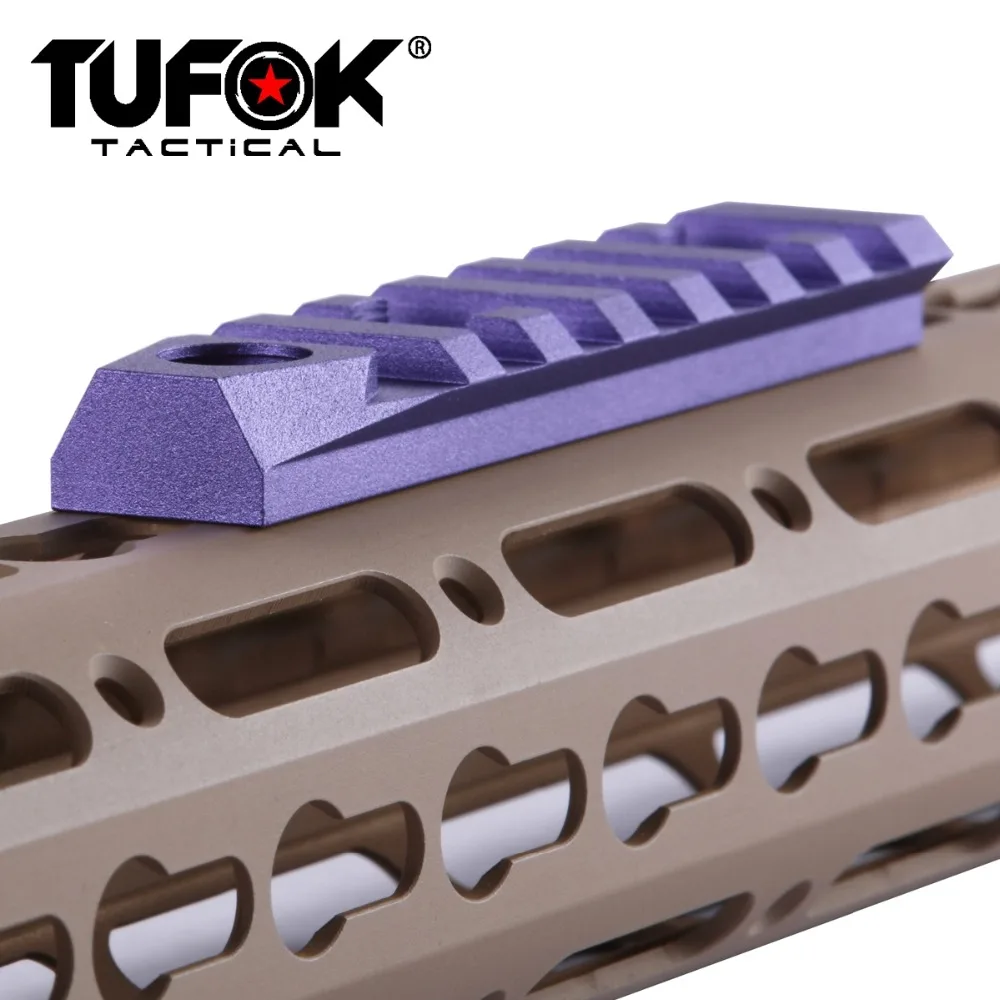 TuFok 7 слотов Keymod Bipod адаптер Крепление Picatinny рельсовая секция тактическая