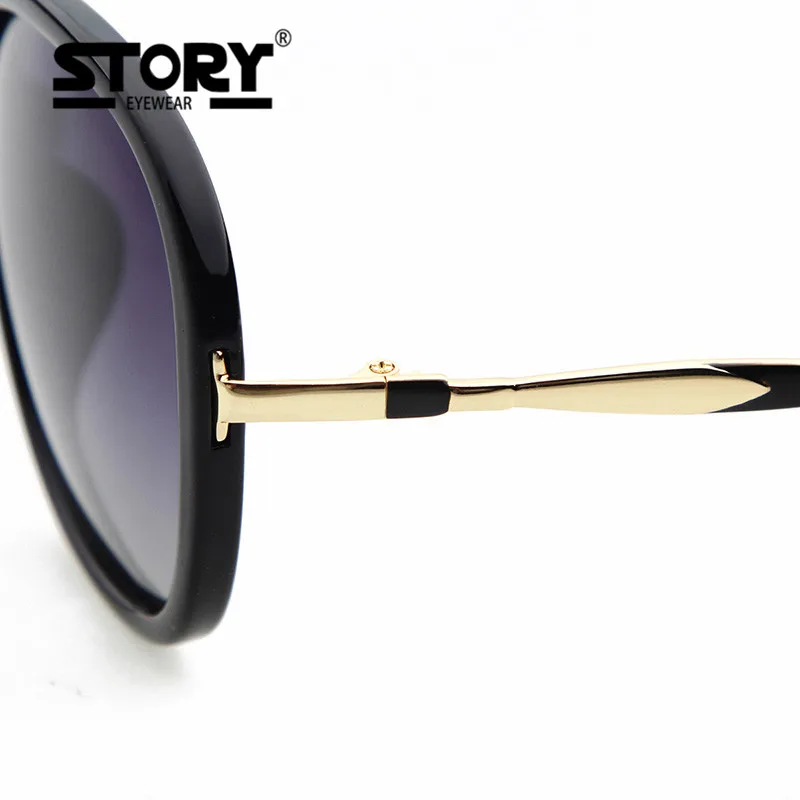 Модные женские роскошные дизайнерские солнцезащитные очки градиентного цвета