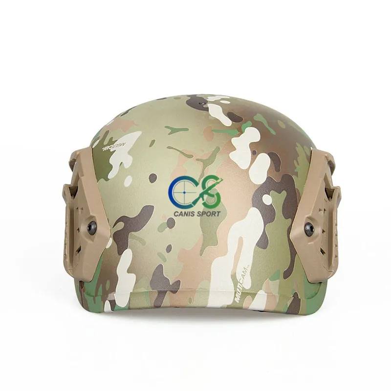 Airsoft тактический нейлоновый шлем в военном W/NVG крепление с боковой рельсовой gs9-0019