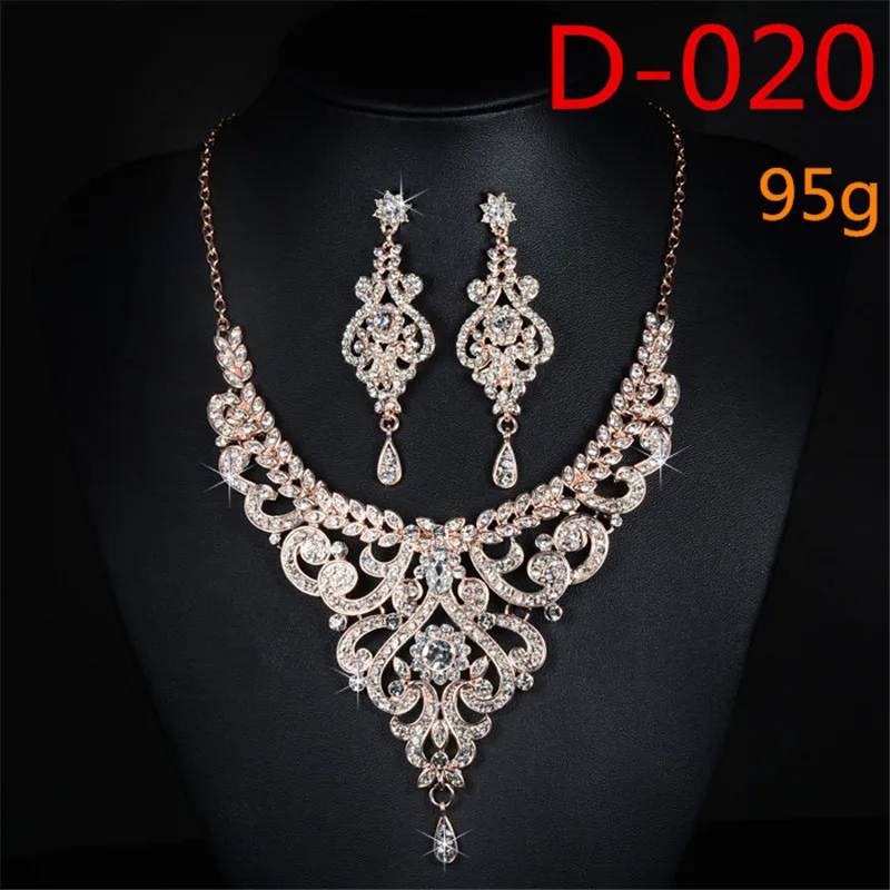 Женский комплект из колье и серёг с австрийским кристаллом|crystal necklace earrings set|necklace
