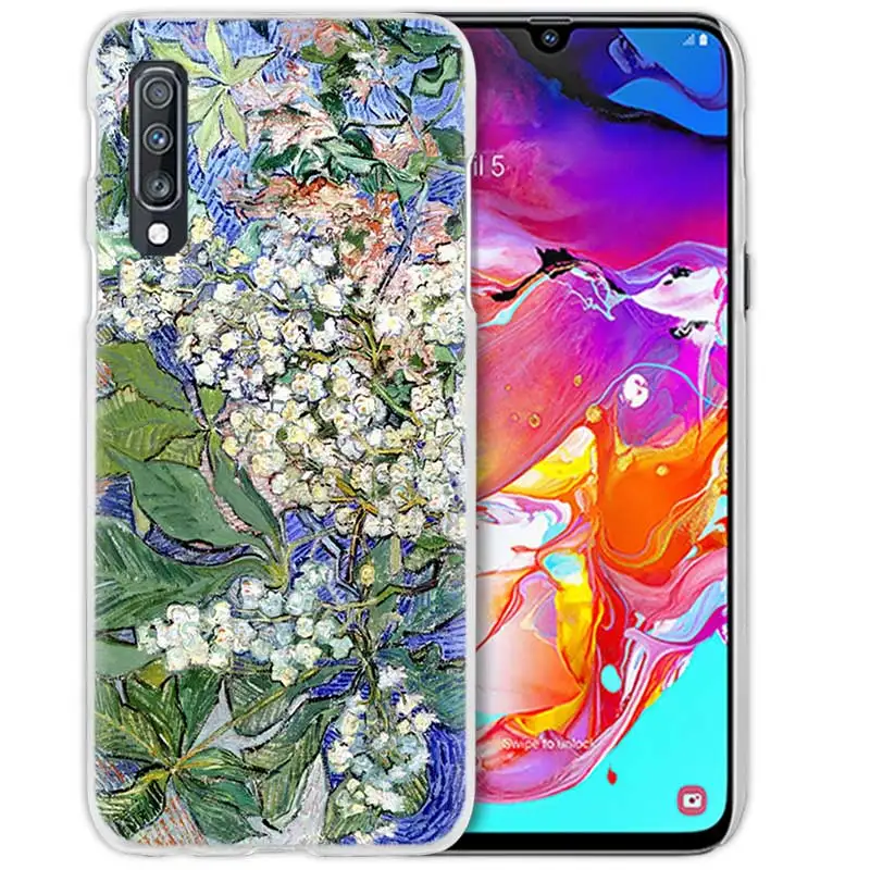 Чехол для samsung Galaxy A50 A70 A20e A40 A30 A20 A10 A8 A6 Plus A9 A7 жесткий прозрачный чехол для телефона