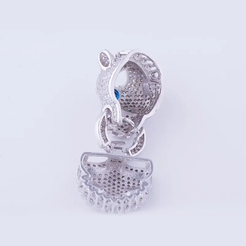 Хит, голова животного, Bijoux, циркон, пантера, плавающие амулеты для браслетов и ожерелья, большие микро медные застежки, ювелирные изделия Berloque