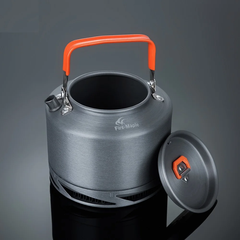 Fire Maple FMC XT2 Портативный Алюминий 1.5L обогрева чайник с теплообменником Чай Кофе