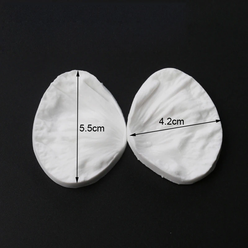 Цветок мака лепесток текстура плесень Силиконовая форма помадка торт украшения