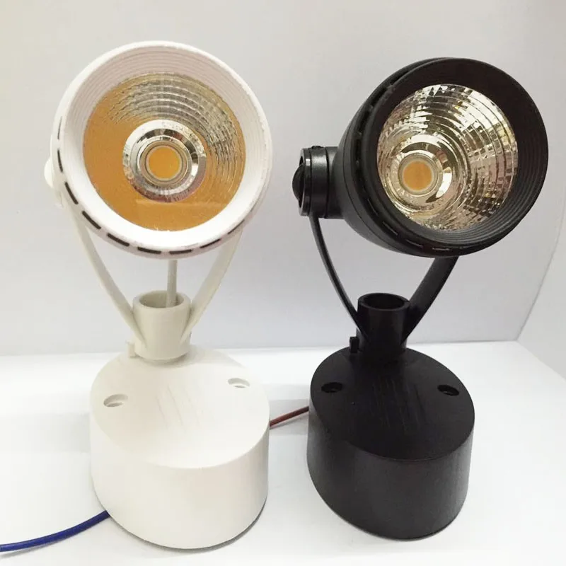 Бесплатная доставка 1 шт./лот установка рельса 7 Вт регулируемый угол COB led мини