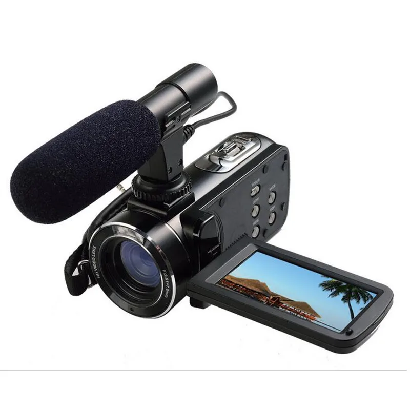 Супер HDV-Z20 24Mp Wifi 1080P Full HD Цифровая видеокамера с удаленным внешним широкоугольным