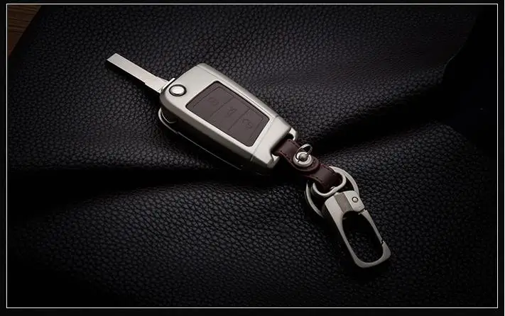 Новинка 2018 кольцо для ключей автомобиля из экокожи Vokswagen Golf 7 Octavia 2 цвета|car key ring|key