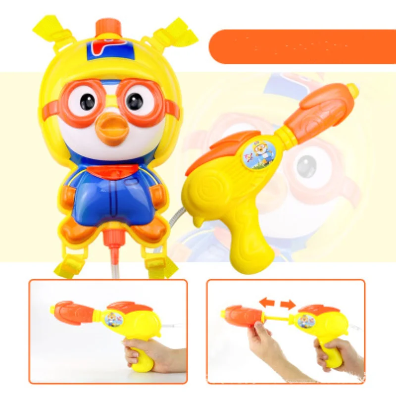 yellow 1.5L игрушки для воды Рекомендуемые Корея Pororo маленькие плюшевые игрушки, пингвин куклы персональный подарок для детей мультфильм - Цвет: yellow