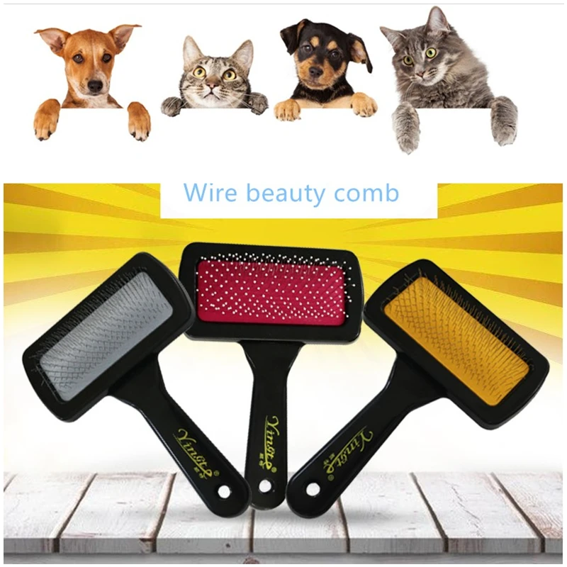 Модная универсальная игольчатая расческа игрушка для собак кошек Yokie щенков