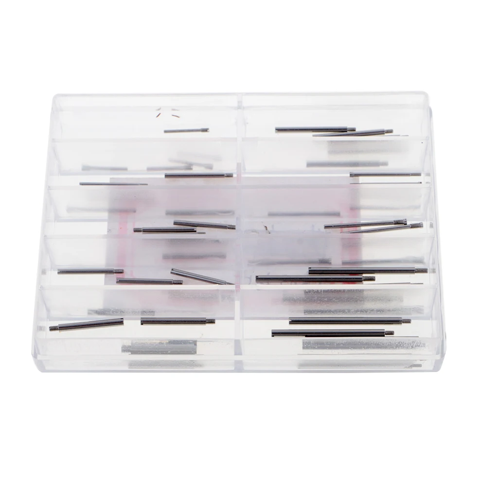 Серебряный металлический ремешок винтовые шпильки стержни для часов ремонтные