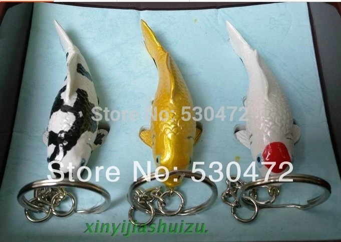 3 шт./компл. искусственная рыба аксессуары брелок Модель koi три|keychain wholesale|keychains free