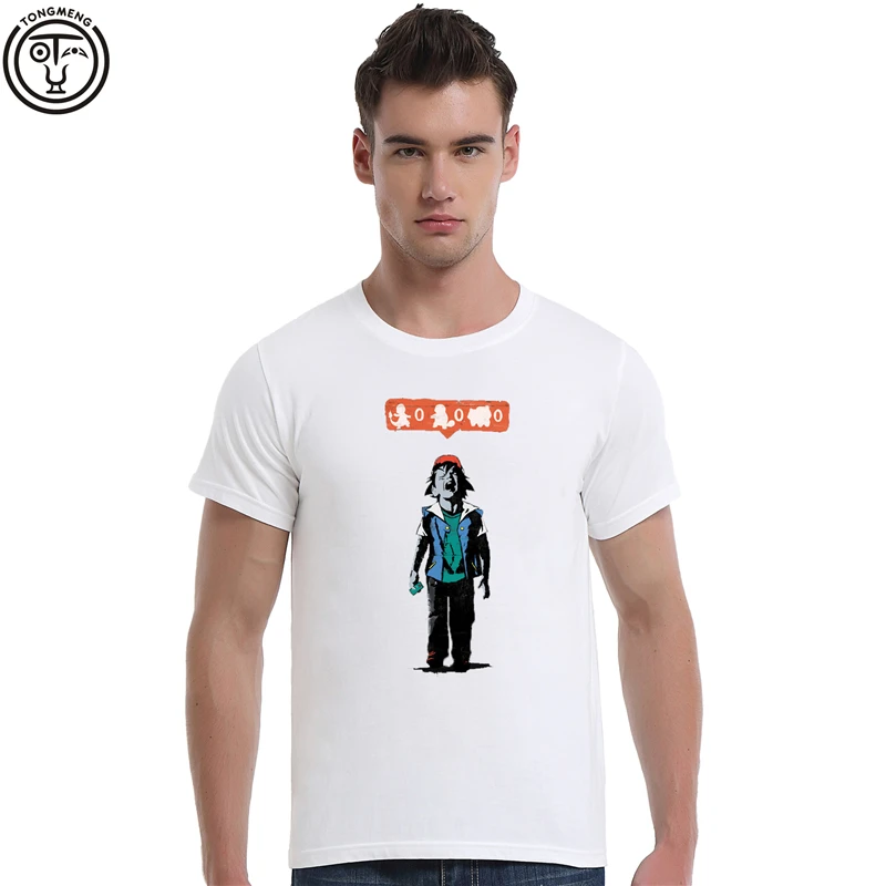 Pokemon Role Play Fantasy Adventure Jersey Tee Shirt Men's Fashion O-neck Casual Cotton Short Sleeve 3D Digital Printed T-shirt | Мужская