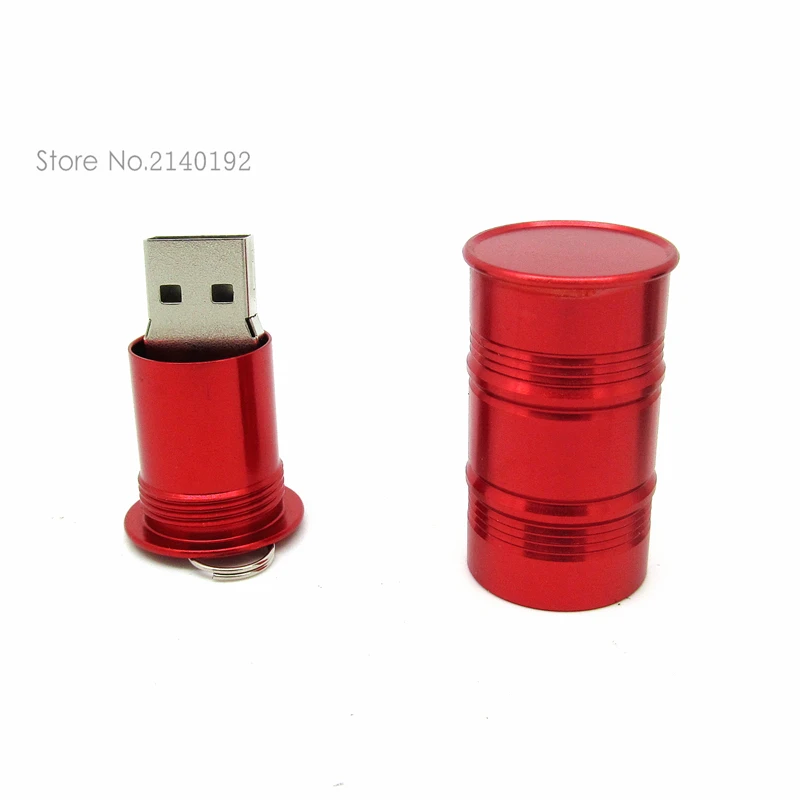 Новый дизайн мини цилиндрическая металлическая usb флэш накопитель масло