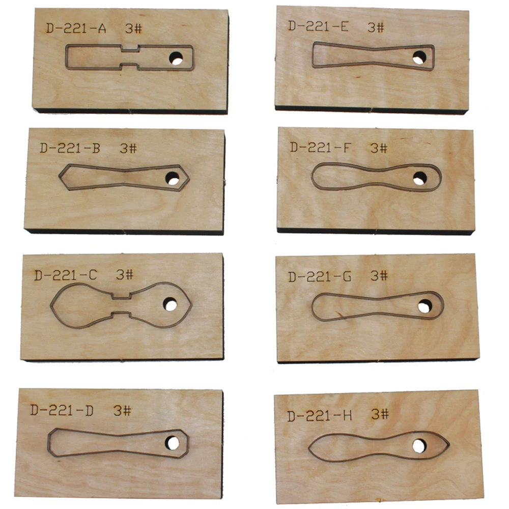 

DIY leather craft 3# 5# zipper head die cutting knife mould hand punch tool