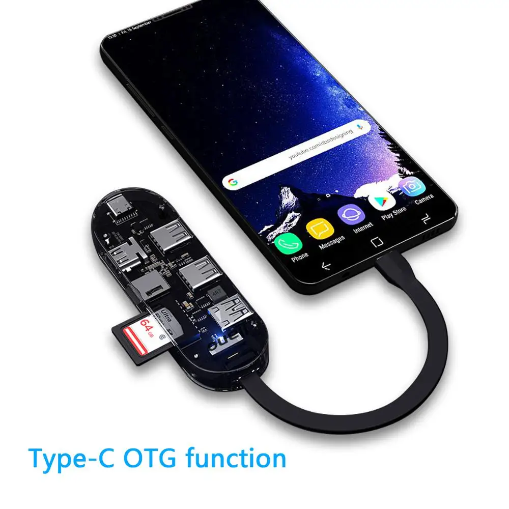 Док станция для настольного ПК Samsung Dex Pad S8/S8 Plus/S9/S9 Plus/Note 8/Note 9/Tab S4/Mate 20 P20 Pro USB C