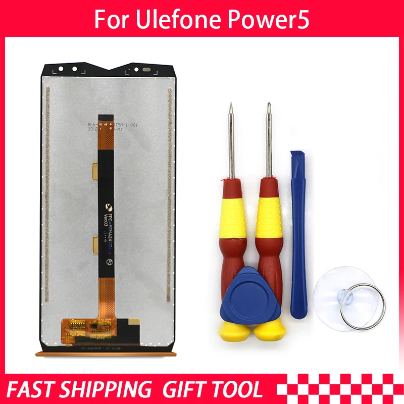 Новый оригинальный тачскрин аналагово Экран ЖК дисплей Дисплей для Ulefone Мощность