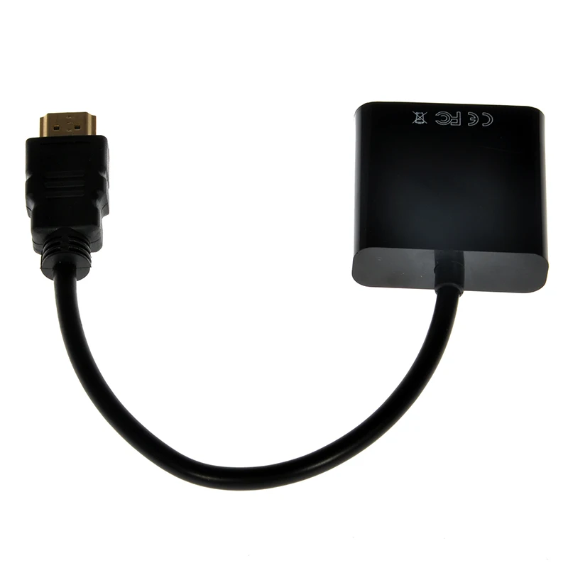 Kebidu горячий HDMI папа к VGA Женский кабель адаптер конвертер для PS4 со встроенным видео HD чипсетом и до 1080p XBOX