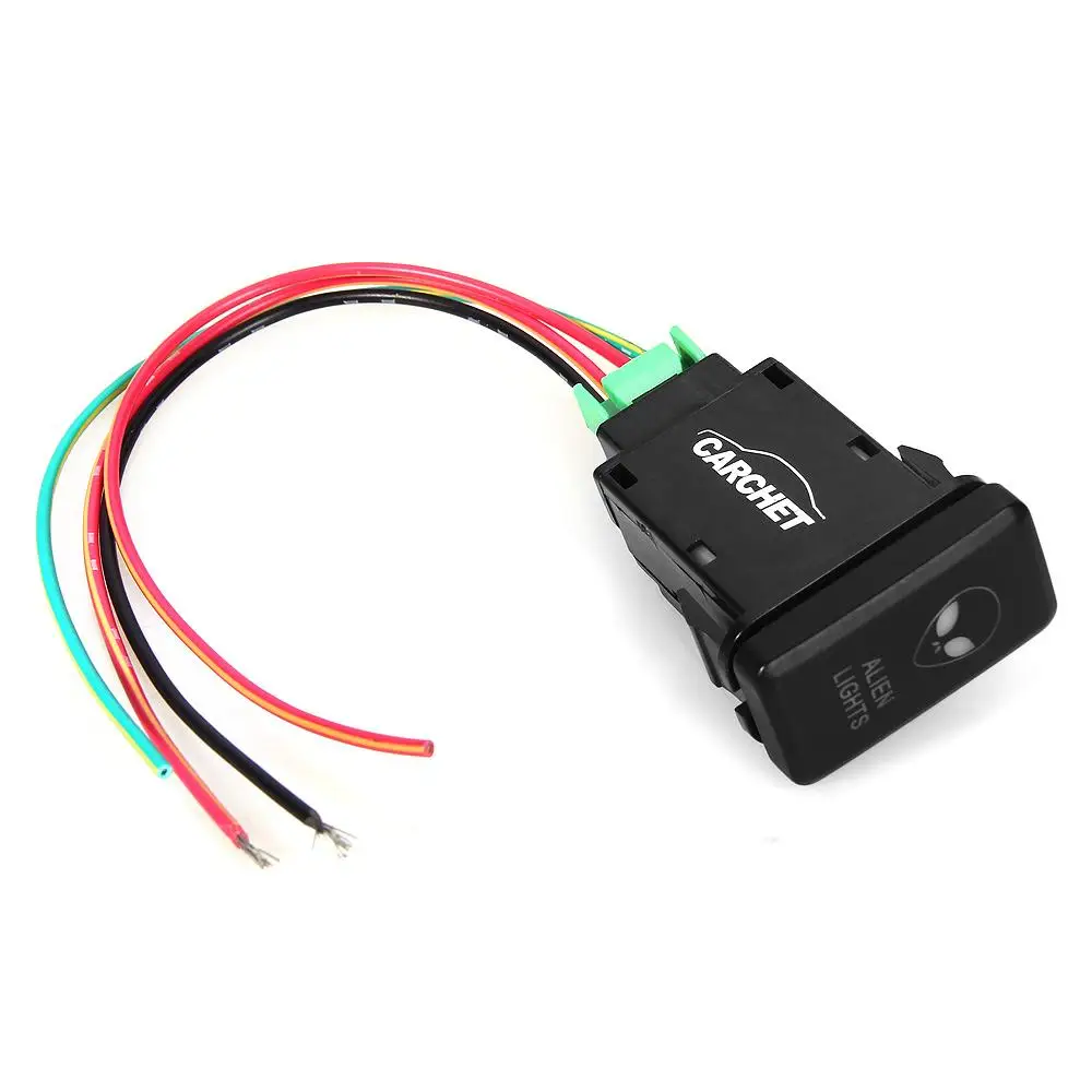 CARCHET Универсальный Синий свет авто Переключатели SPST ВКЛ-ВЫКЛ переключатель 12-24 В