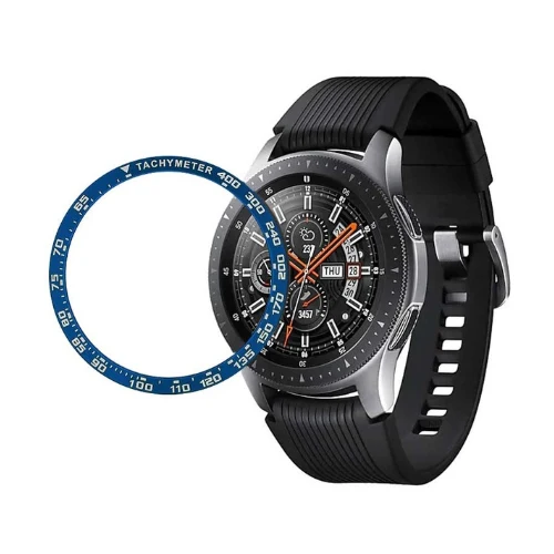 speed-blue Стильный ободок для Galaxy Watch 46 мм/42 мм Galaxy gear S3 Frontier, клейкая крышка, защитный чехол из нержавеющей стали с защитой от царапин - Цвет: speed-blue