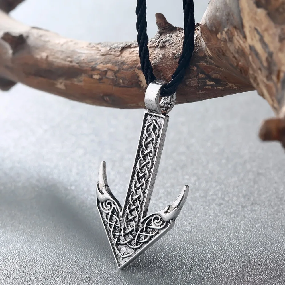 CHENGXUN мужское ожерелье направление жизни стрела Руна амулет викинга подвеска