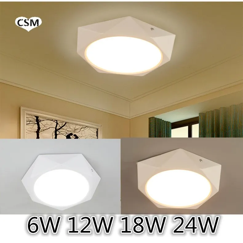 Поверхностного монтажа светодиодный Diamond Панель потолочный светильник