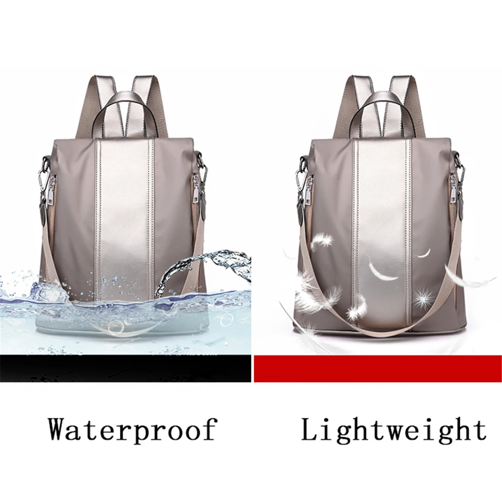 Mochilas женский рюкзак, Женский кошелек, водонепроницаемый нейлоновый Противоугонный рюкзак, легкие сумки на плечо, женская сумка, женская сумка