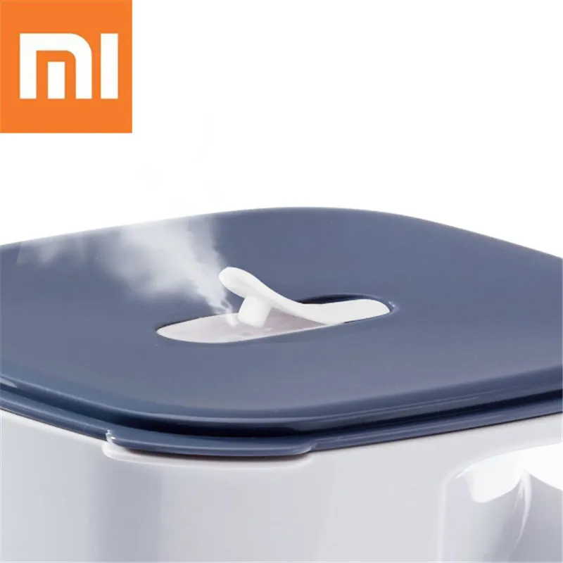 Xiaomi 920 мл Ланч бокс 2 слоя Bento box контейнер для еды пластиковый Pp микроволновая