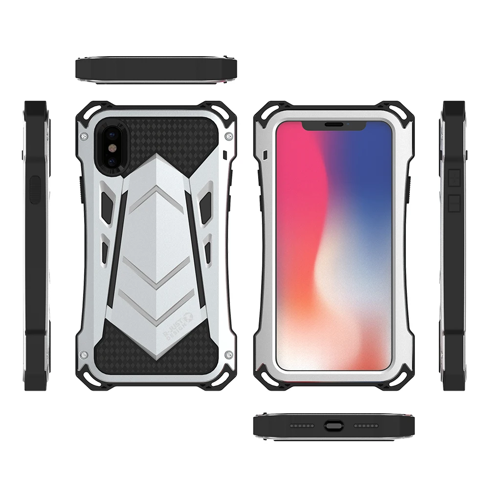 Новый сверхпрочный чехол для iPhone X Doom армированный металлический оригинальный