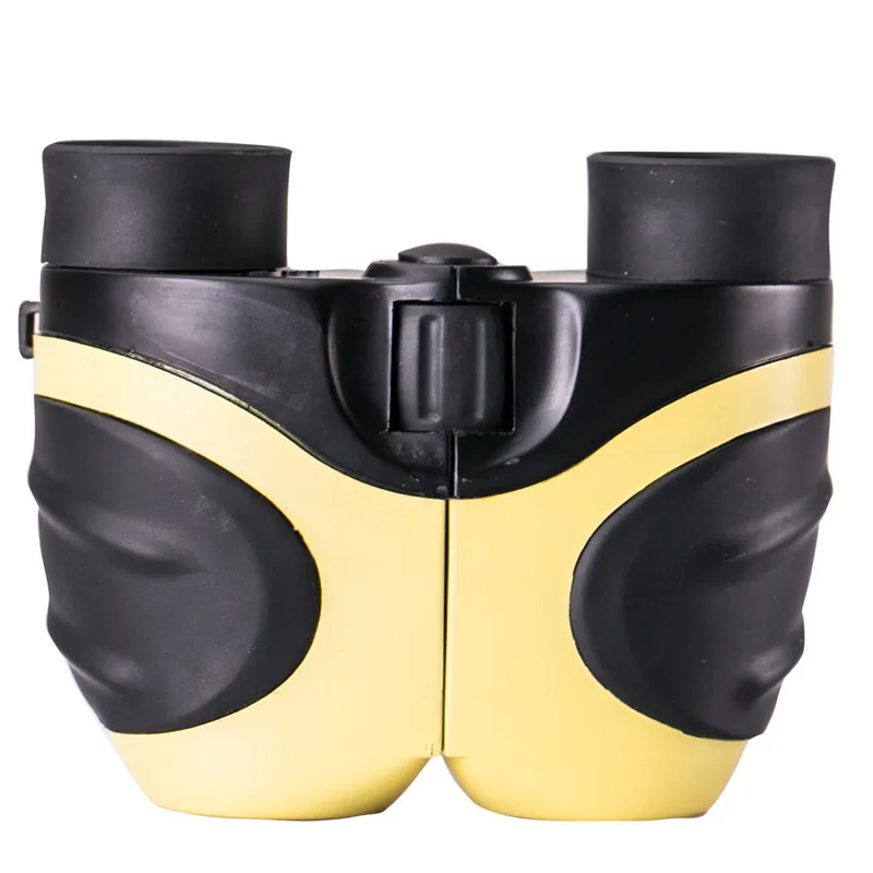 Yellow PRONITE 8X21 охотничья BAK4 Портативный детей с постоянным фокусным расстоянием f бинокль телескоп для детей игрушки 8 цветов Кемпинг подзорная труба Монокуляр телескоп - Цвет: Yellow