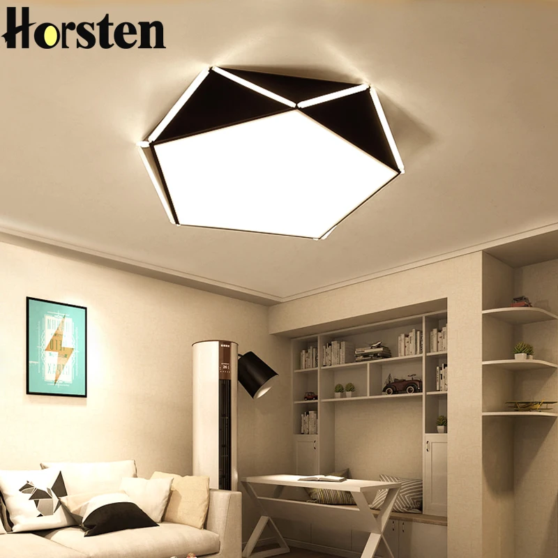 Потолочные светильники Horsten с геометрическим дизайном 36 Вт пультом